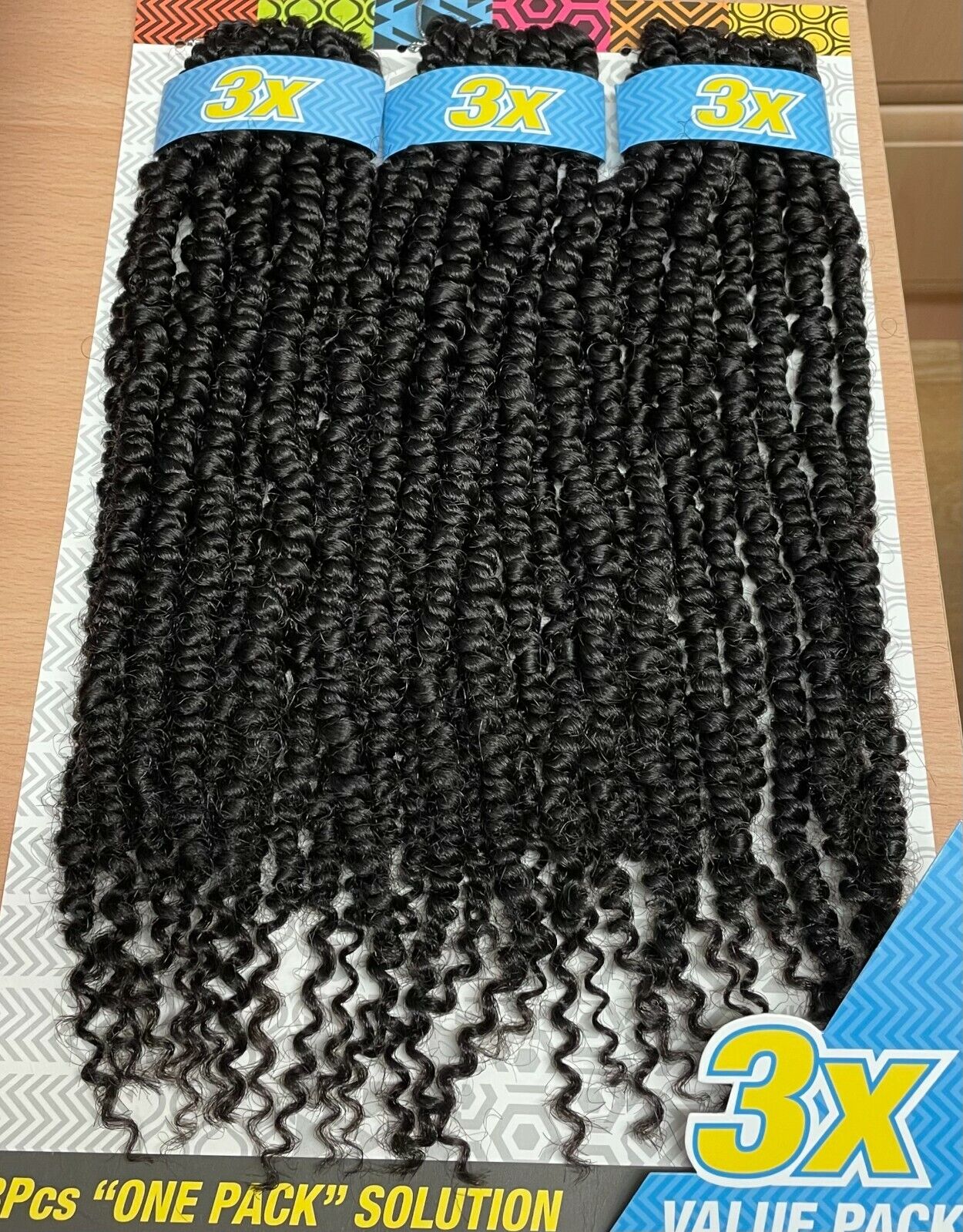 Cherish Synthetic Crochet Braid Hair Extension Handmade 3 x Passion Twist 14"