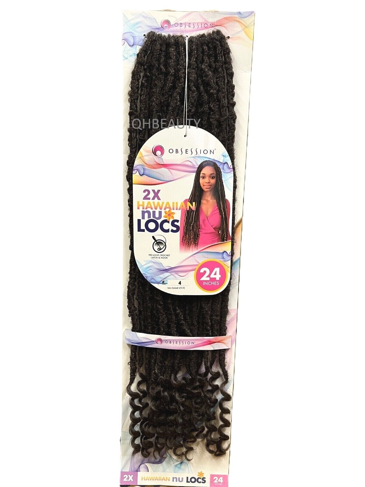 Obsession Synthetic Crochet Pre Loop Braid Hair Extension - HAWAIIAN NU LOCS 24