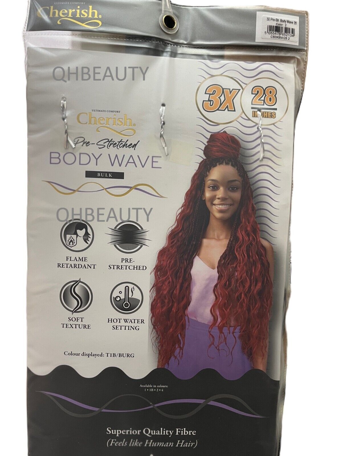 Cherish Synthetic Pre-Stretched Curly Braid Bulk Hair Extension - BODY WAVE 28''