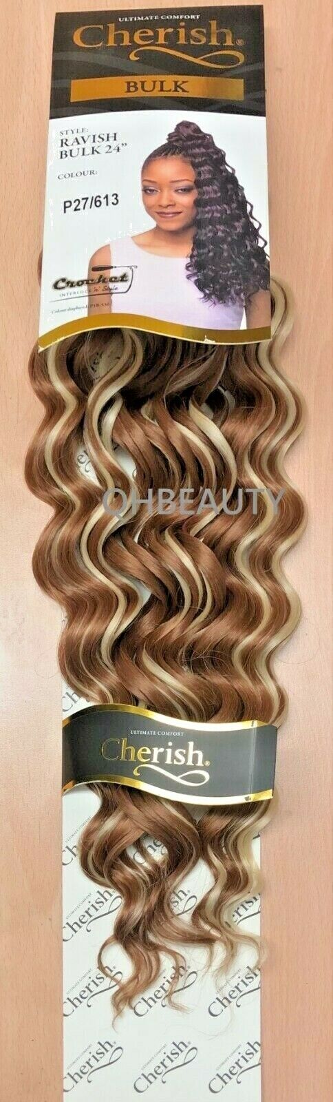 CHERISH SYNTHETIC CROCHET LONG CURLY HAIR EXTENSION BRAIDS - RAVISH 24 inch