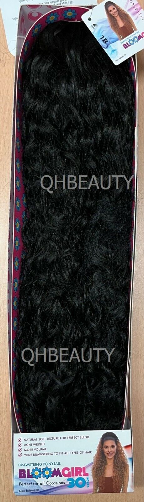 OBSESSION SYNTHETIC DRAWSTRING CURLY LONG HAIR PONYTAIL - BLOOM GIRL 20'' 30''