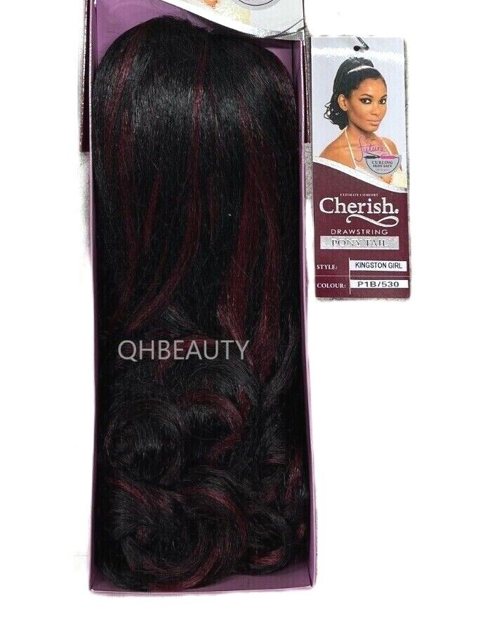 Cherish Synthetic Drawstring Curly Hair Extension Ponytail - Kingston Girl