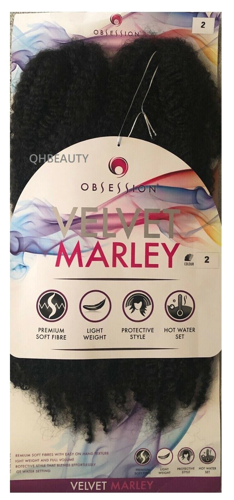 Obsession Synthetic Crochet Afro Cuban Braid Hair Extension - VELVET MARLEY
