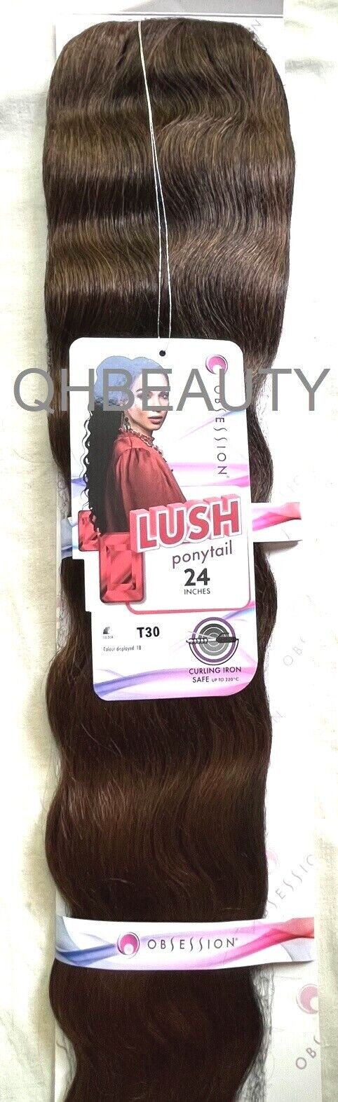 OBSESSION SYNTHETIC DRAWSTRING BODY WAVE CURLY HAIR PONYTAIL - LUSH 24 INCHES
