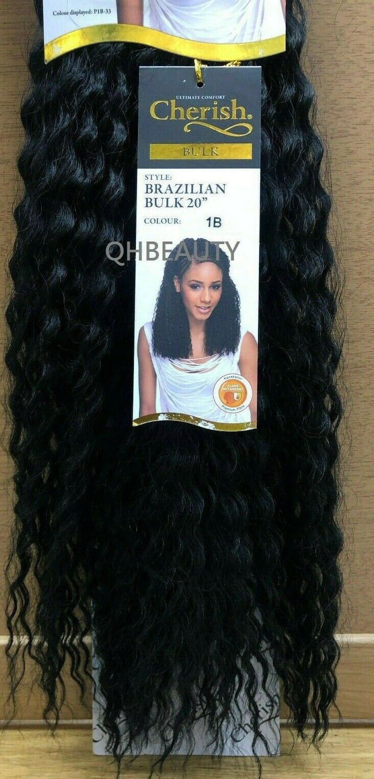 Cherish Synthetic Crochet Braid Curly Hair Extension Style - Brazilian Bulk 20"