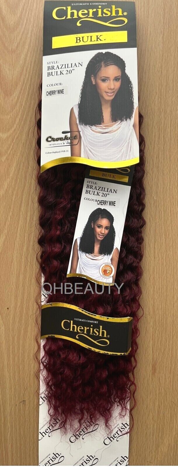 Cherish Synthetic Crochet Braid Curly Hair Extension Style - Brazilian Bulk 20"
