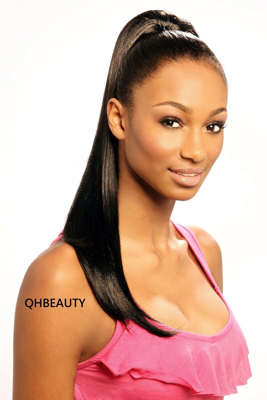 Cherish Synthetic Straight Drawstring Long Natural Ponytail - Amsterdam Girl