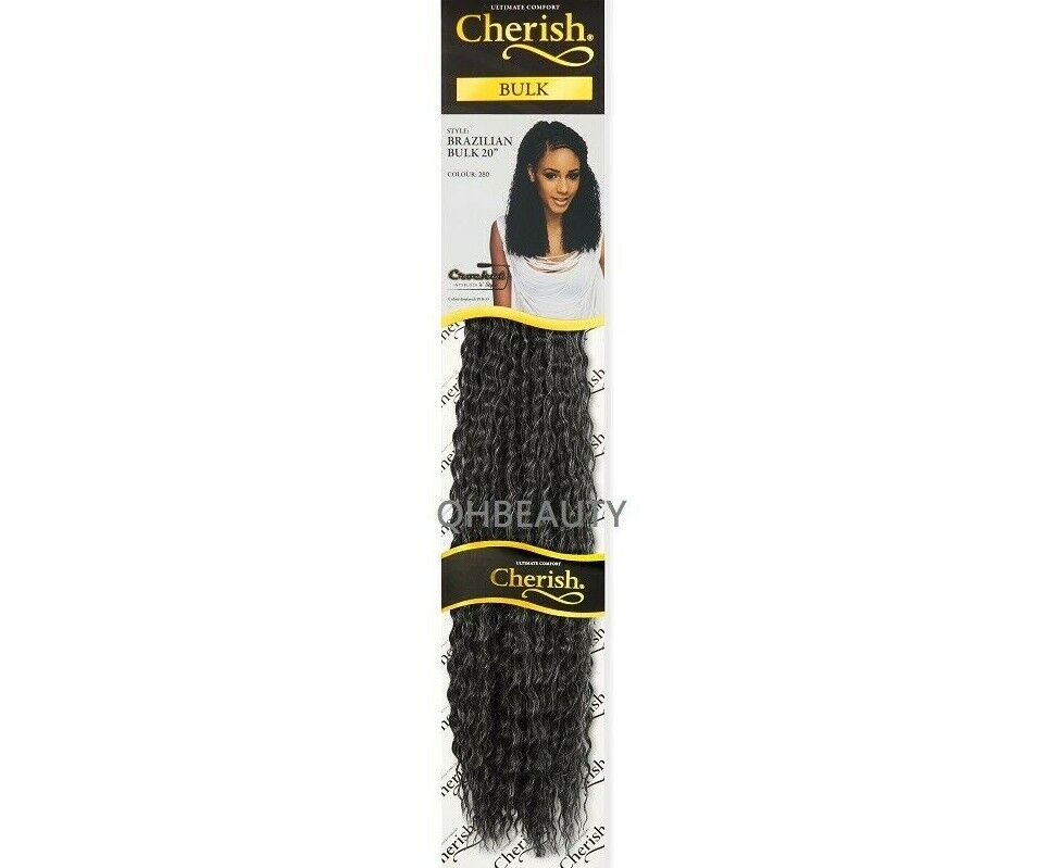 Cherish Synthetic Crochet Braid Curly Hair Extension Style - Brazilian Bulk 20"
