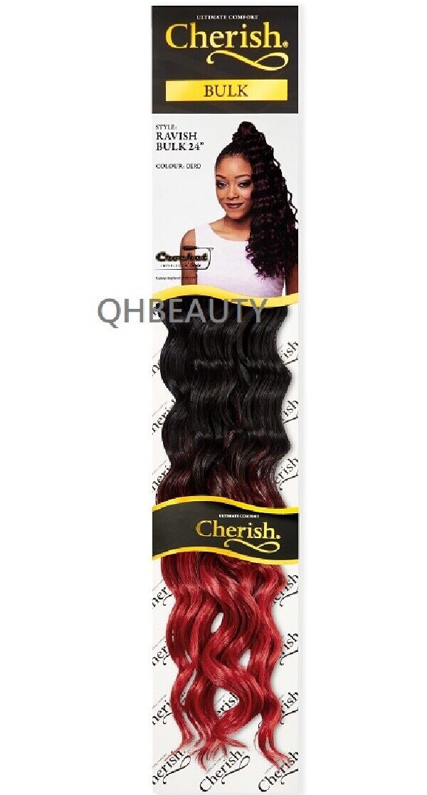 CHERISH SYNTHETIC CROCHET LONG CURLY HAIR EXTENSION BRAIDS - RAVISH 24 inch