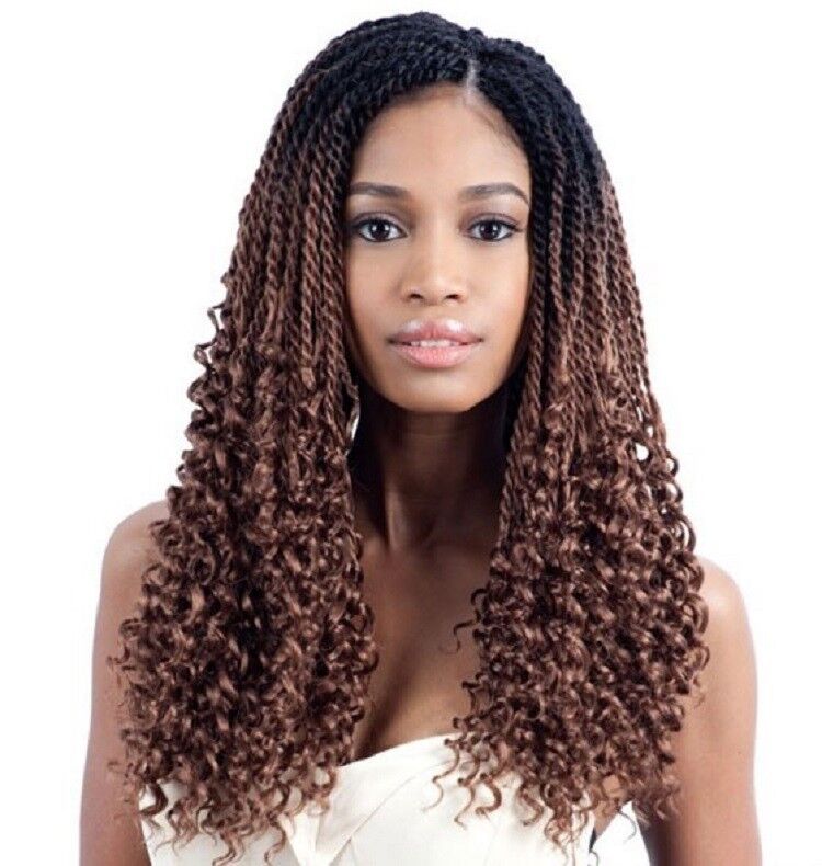 SENEGAL ROD CURL 16'' FREETRESS EQUAL SYNTHETIC CURLY LONG HAIR WEAVE EXTENSIONS