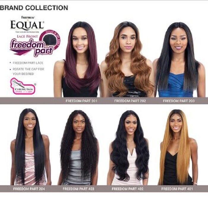 FREETRESS EQUAL SYNTHETIC LACE FRONT LONG STRAIGHT HAIR WIG - FREEDOM PART 203