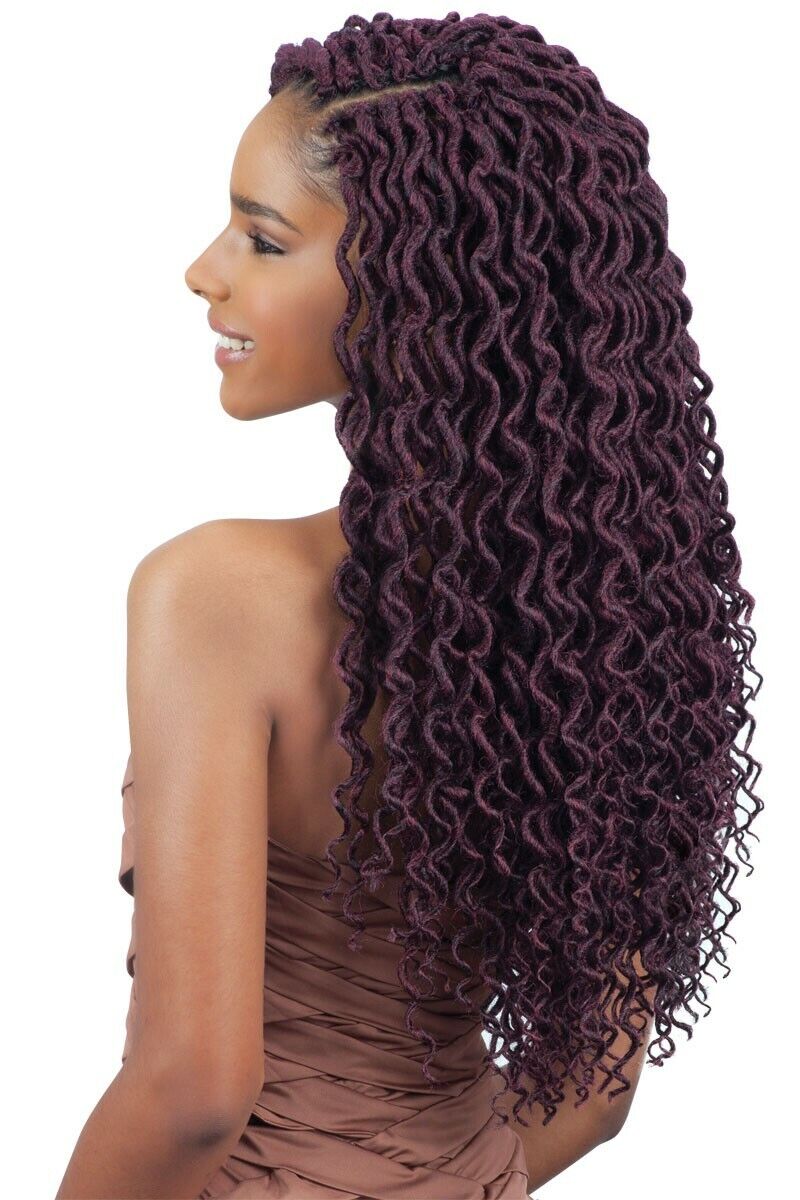 Obsession Crochet Braid Hair Extension Soft Curly Faux Locs 18'' freetress copy