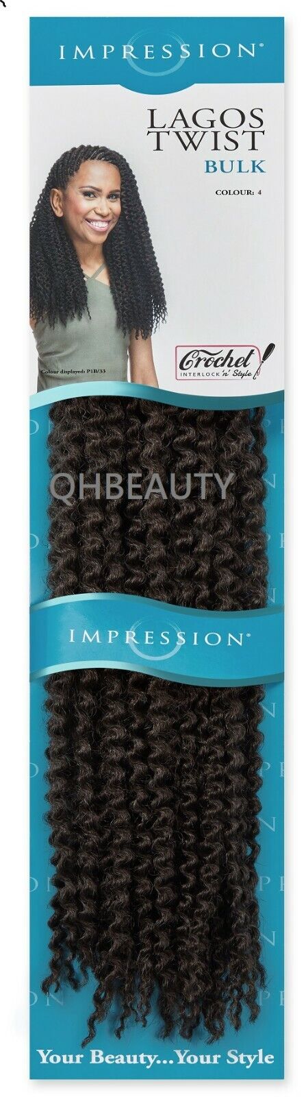 IMPRESSION SYNTHETIC HAIR EXTENSION BRAIDS - LAGOS TWIST BULK