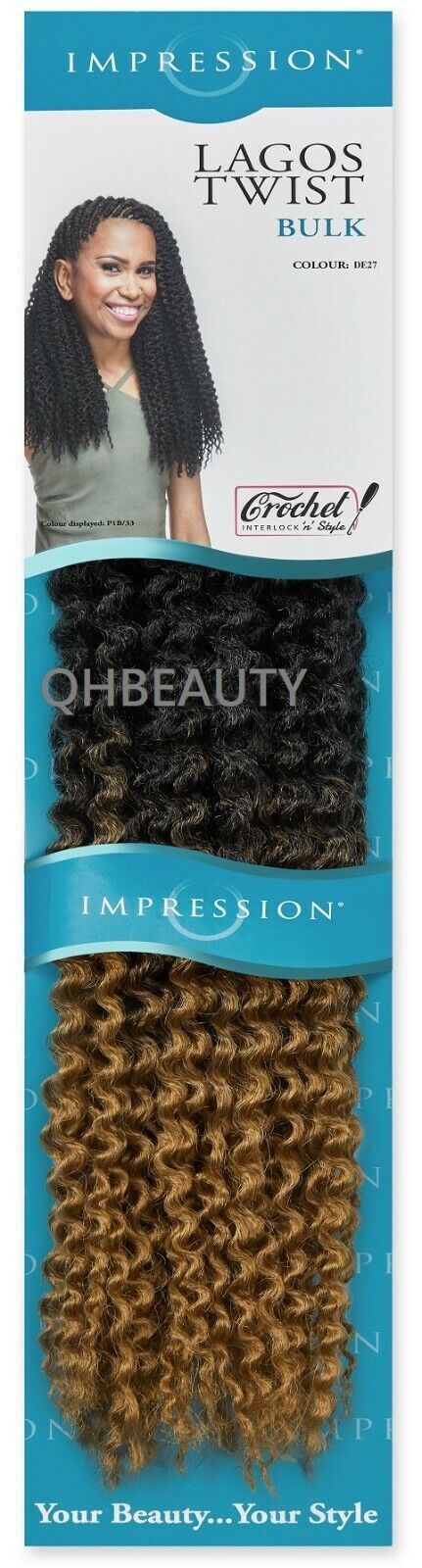 IMPRESSION SYNTHETIC HAIR EXTENSION BRAIDS - LAGOS TWIST BULK