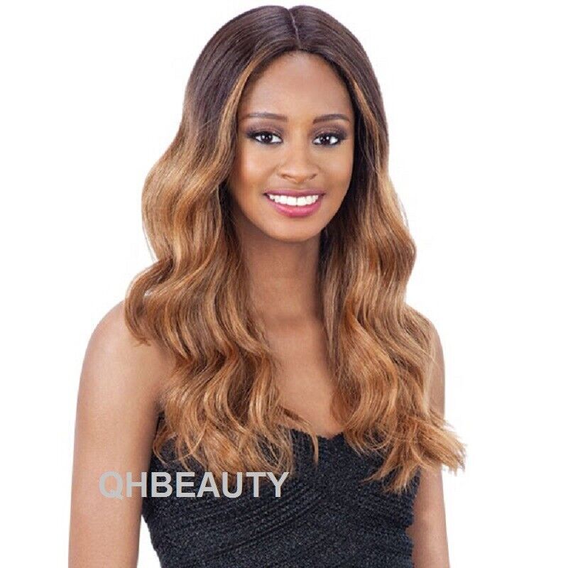 FREETRESS EQUAL SYNTHETIC 5 INCH LACE PART LONG WAVY HAIR WIG - VIVA