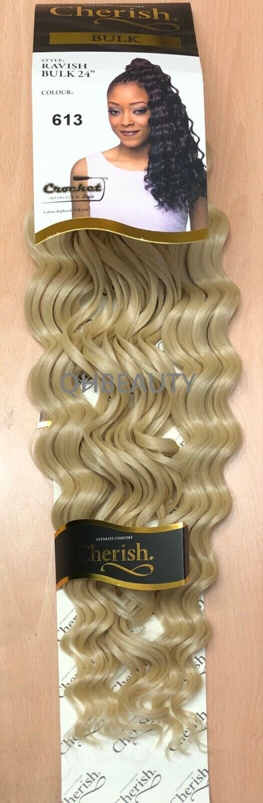 CHERISH SYNTHETIC CROCHET LONG CURLY HAIR EXTENSION BRAIDS - RAVISH 24 inch