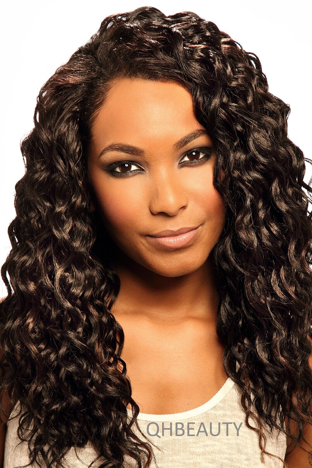 CHERISH SYNTHETIC LONG CURLY HAIR EXTENSION WEAVE - STUNNING 16 INCHES