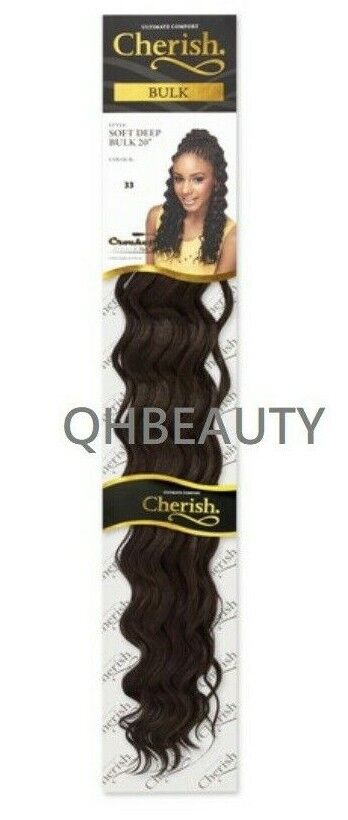 CHERISH SYNTHETIC BULK CROCHET HAIR EXTENSION BRAIDS - SOFT DEEP 20 INCH