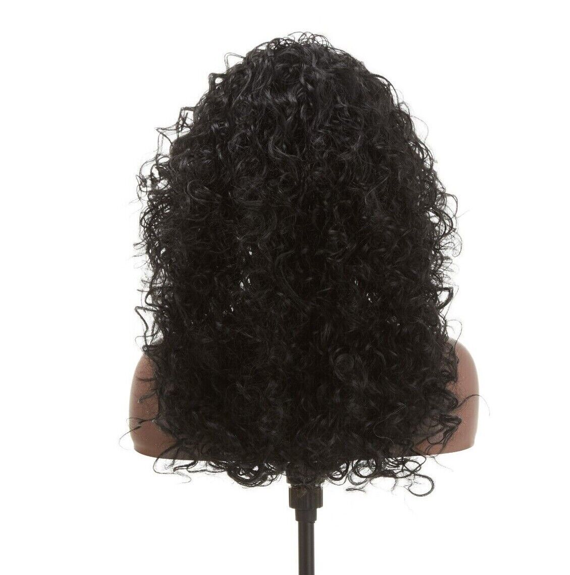 Impression Synthetic Natural Hair Line Long Curly Lace L Part Hair Wig - Emma