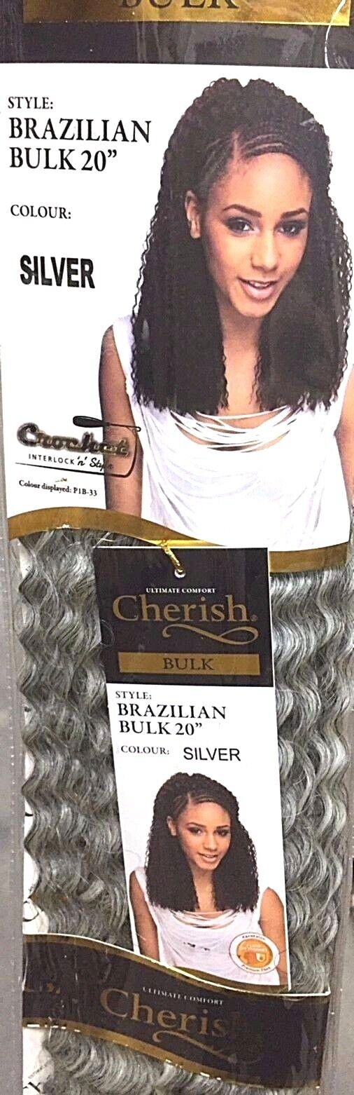 Cherish Synthetic Crochet Braid Curly Hair Extension Style - Brazilian Bulk 20"