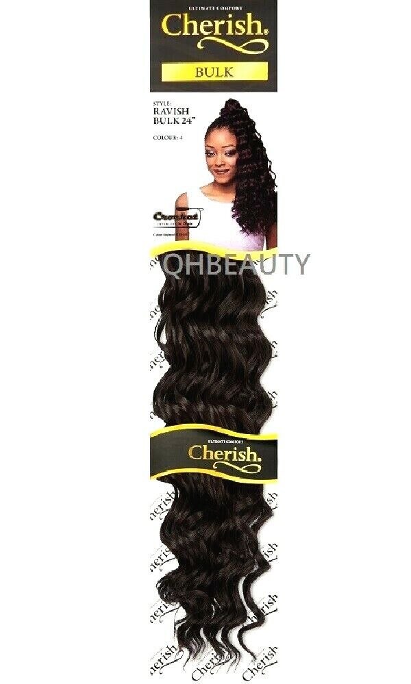 CHERISH SYNTHETIC CROCHET LONG CURLY HAIR EXTENSION BRAIDS - RAVISH 24 inch