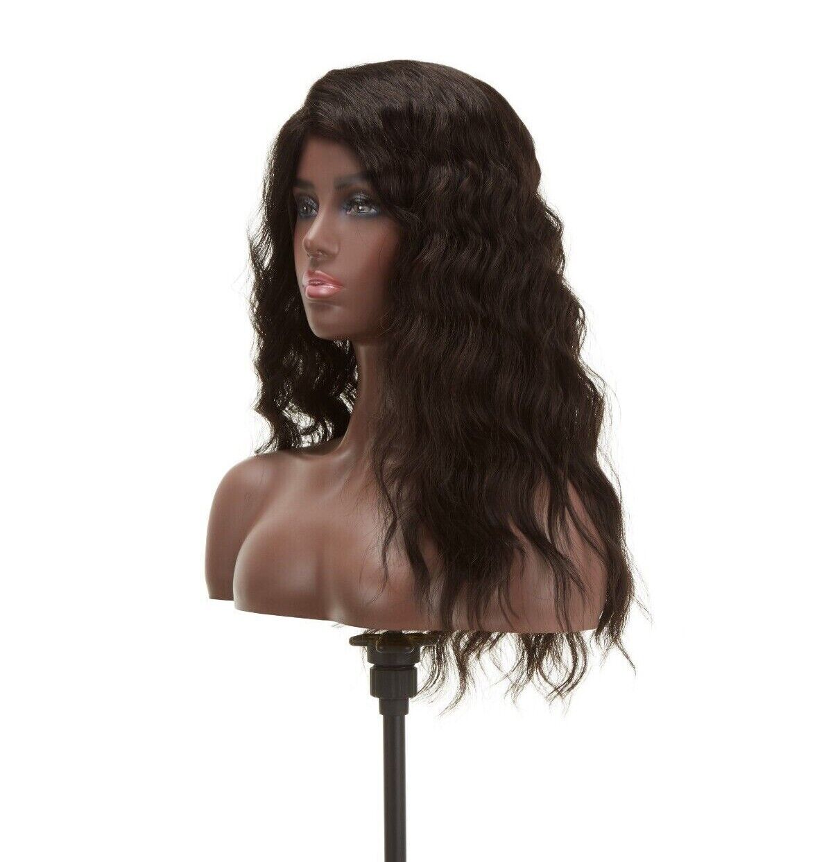 Impression Synthetic Invisible L Part Lace Curly Hair Wig - Alicia