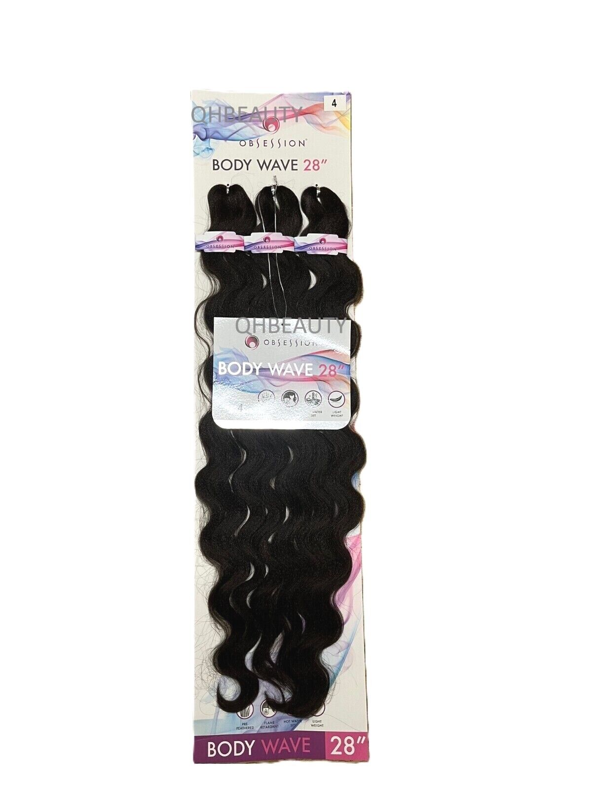 Obsession Synthetic Pre-Stretched Curly Braid Hair Extension - BODY WAVE 28 INCH