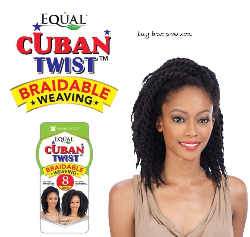 Freetress Equal Synthetic Afro Hair Weave - CUBAN TWIST 8 INCHES