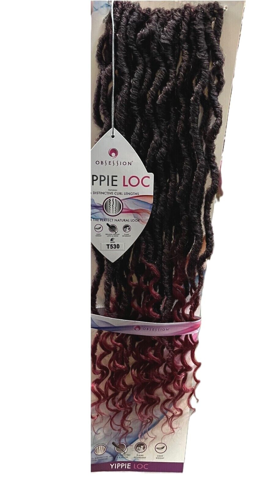 Obsession Synthetic Crochet Long Curly Braid Hair Extension - Yippie Loc