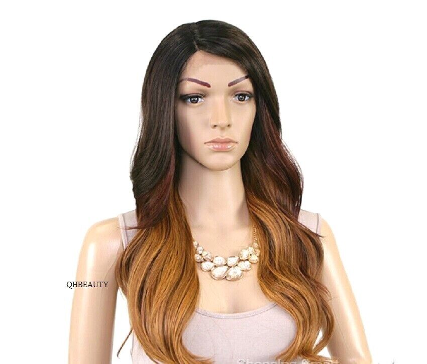FreeTress Equal Synthetic Brazilian Natural L Part Lace Front Hair Wig - Danity