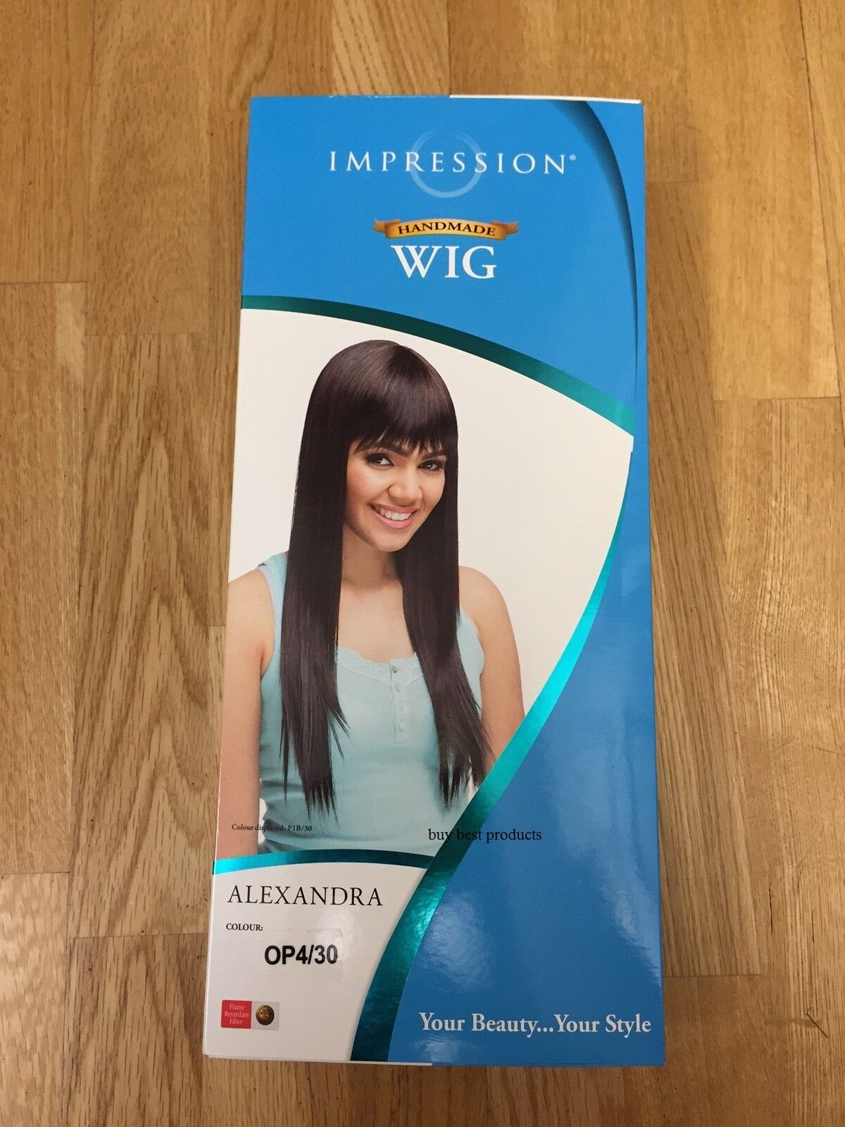Impression Synthetic Hand Made Long Straight Bangs Hair Wig Alexandra