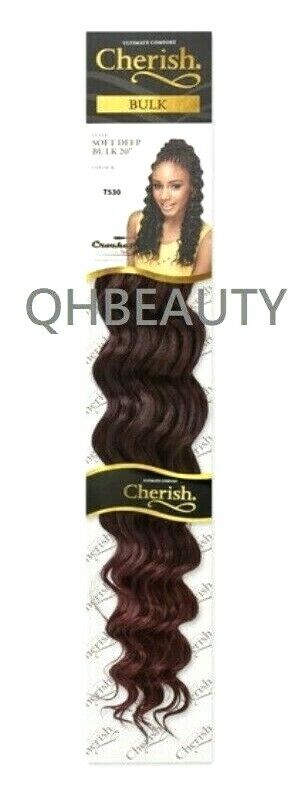 CHERISH SYNTHETIC BULK CROCHET HAIR EXTENSION BRAIDS - SOFT DEEP 20 INCH