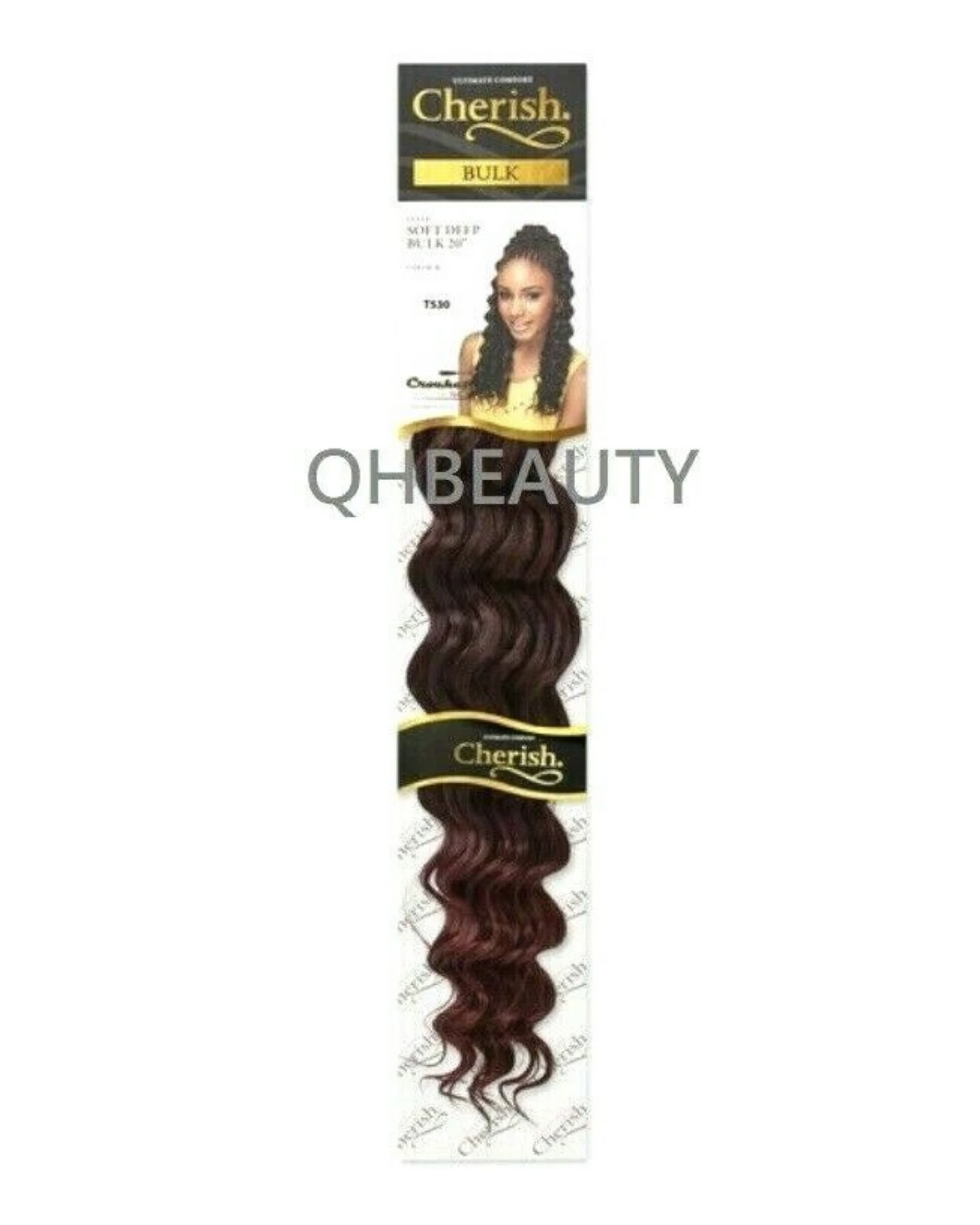 CHERISH SYNTHETIC BULK CROCHET HAIR EXTENSION BRAIDS - SOFT DEEP 20 INCH