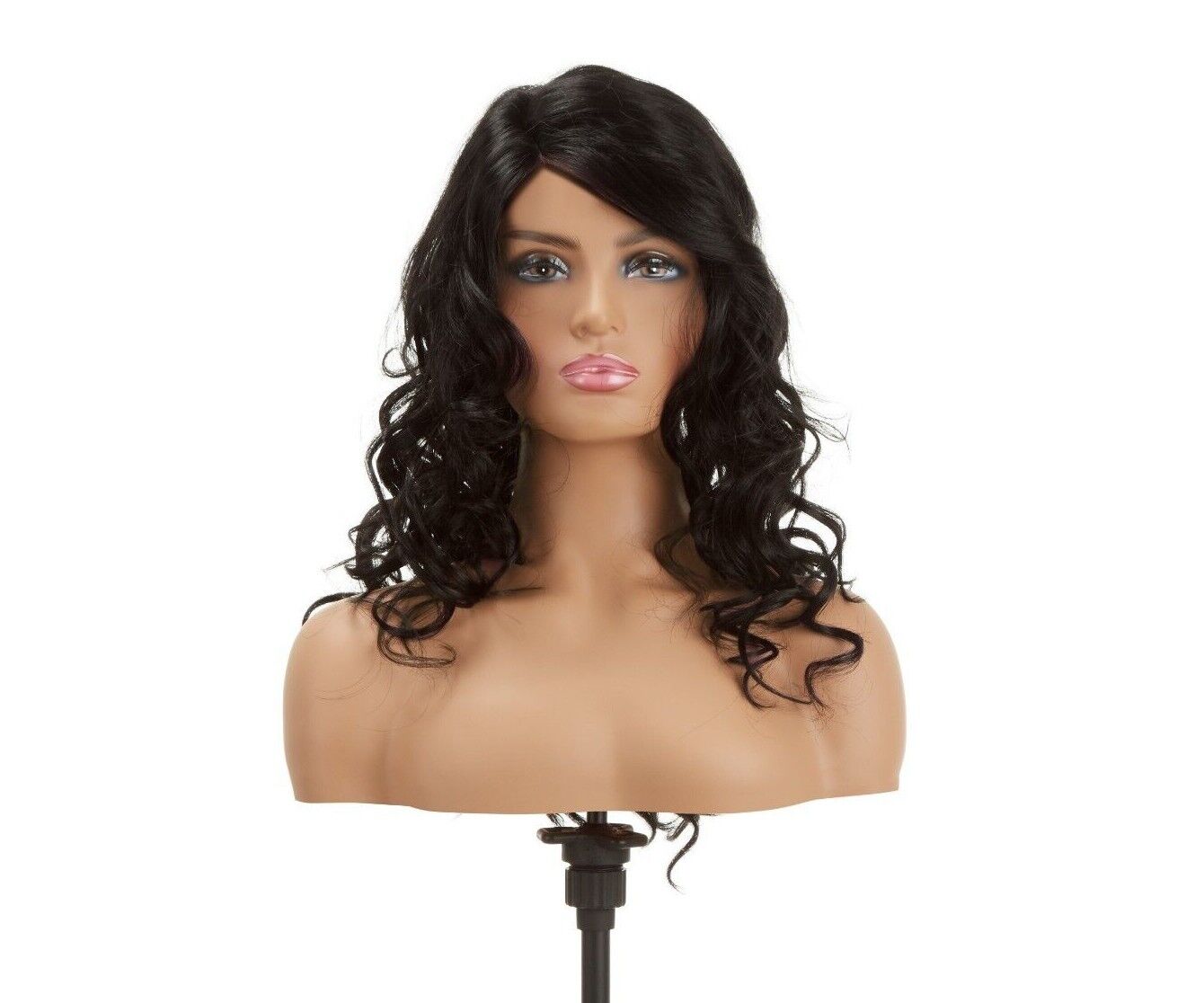 Impression Synthetic Invisible Part Lace Front Long Curly Hair Wig Alexis