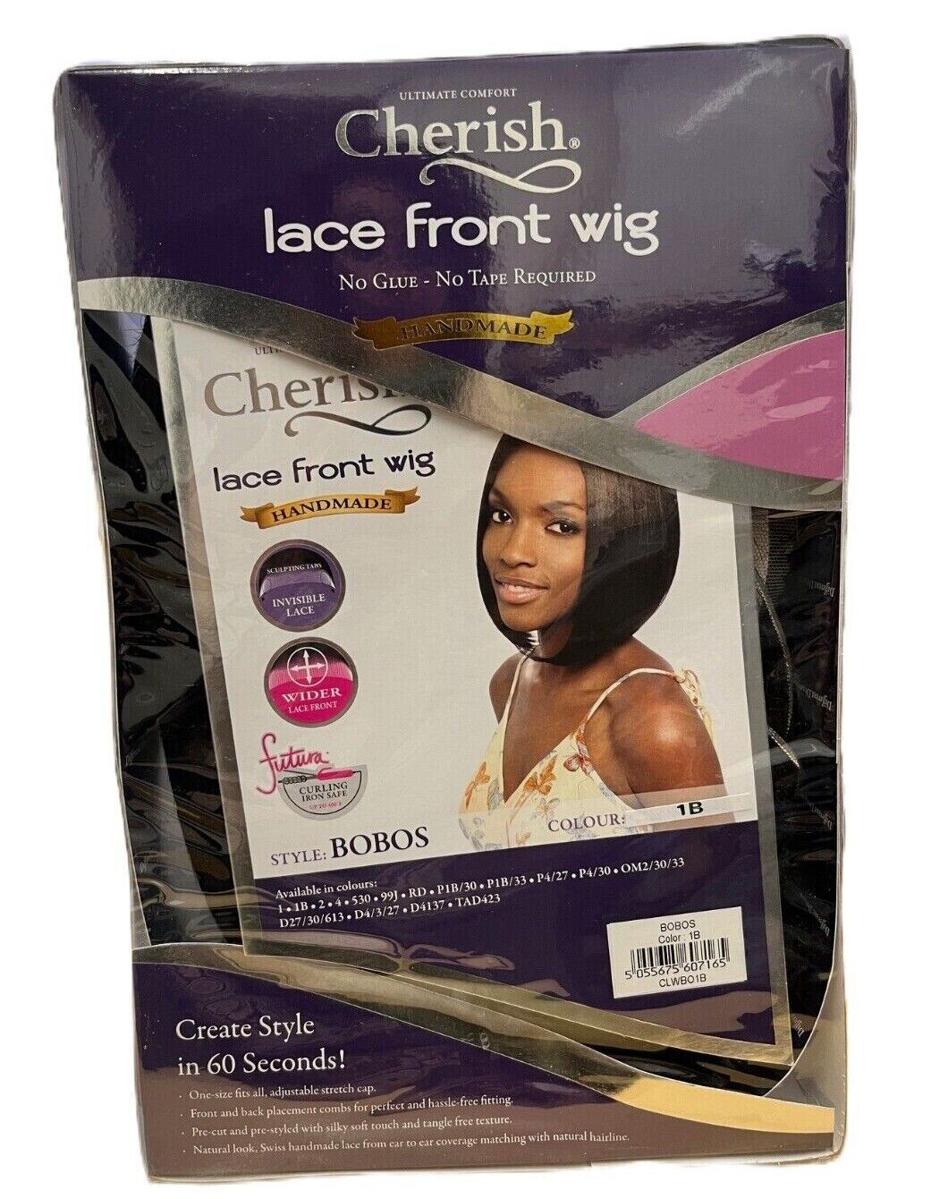 Cherish Synthetic Bob Style Invisible Lace Front Straight Short Hair Wig - BOBOS