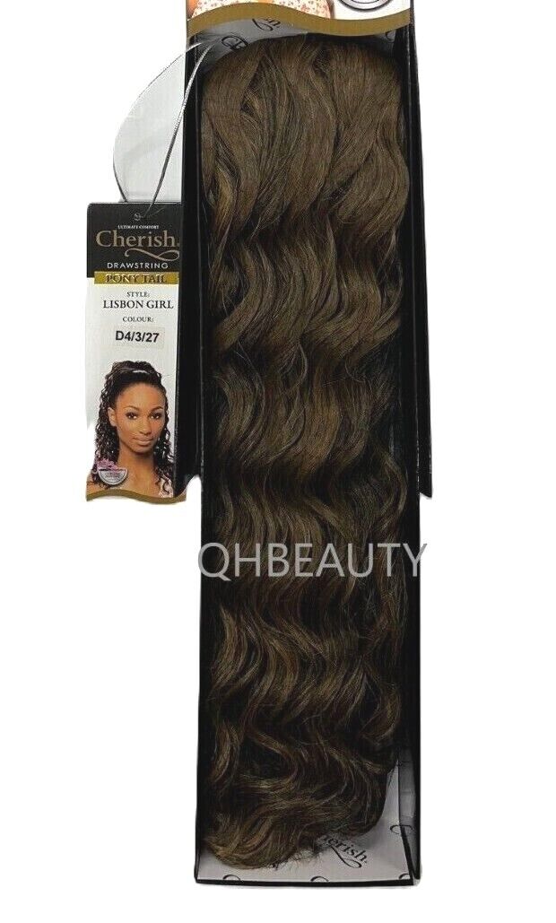 Cherish Synthetic Drawstring Curly Hair Extension Ponytail - Lisbon Girl