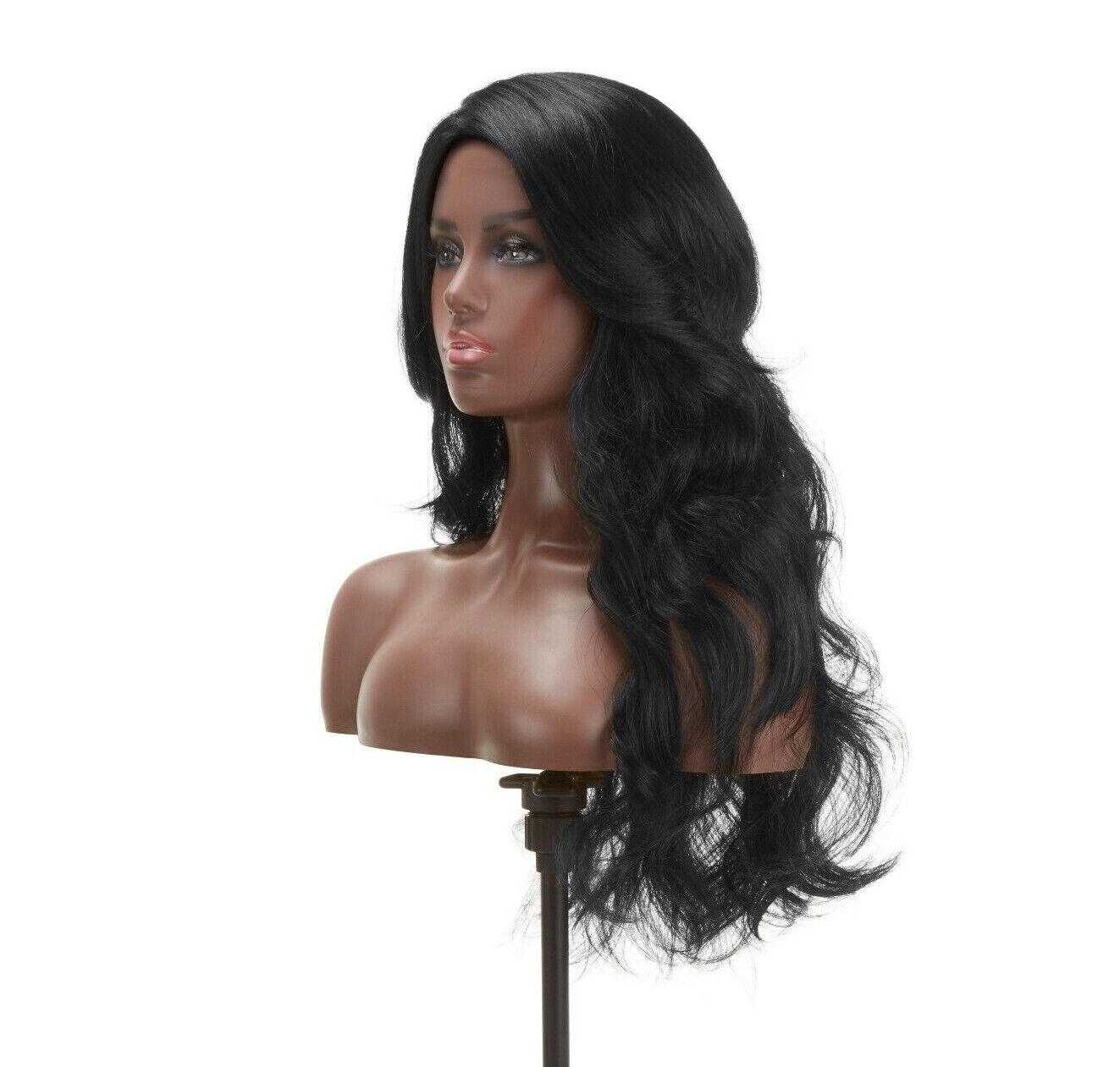 Impression Synthetic Invisible L Part Lace Curly Long Hair Wig - Daisy