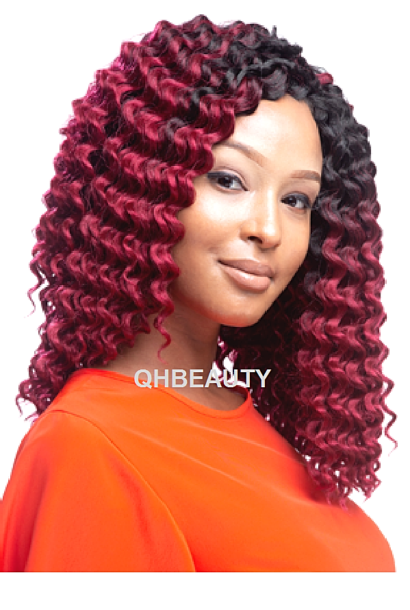 Obsession Synthetic Curly Crochet Braid Hair Extension - Deep Twist 14 inch