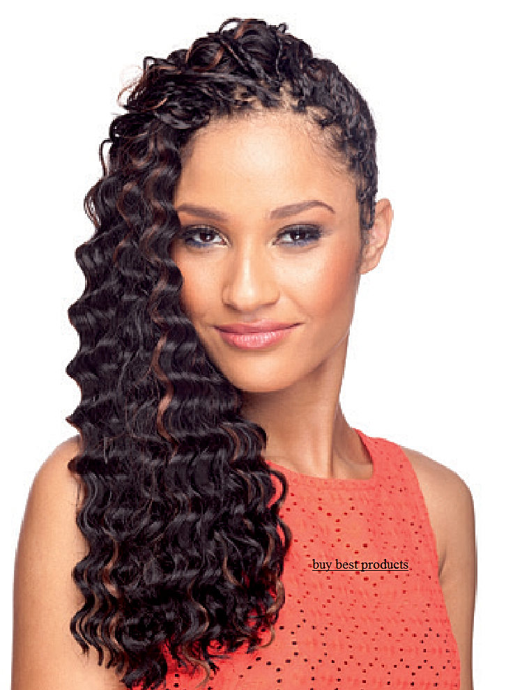 CHERISH SYNTHETIC LONG CURLY HAIR EXTENSION CROCHET BRAIDS - ADORABLE 24 inch