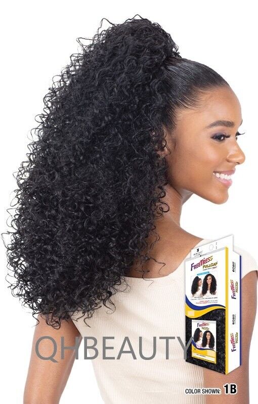 Freetress Equal Synthetic Drawstring Full cap Curly Hair Wig - CRETA GIRL (LONG)