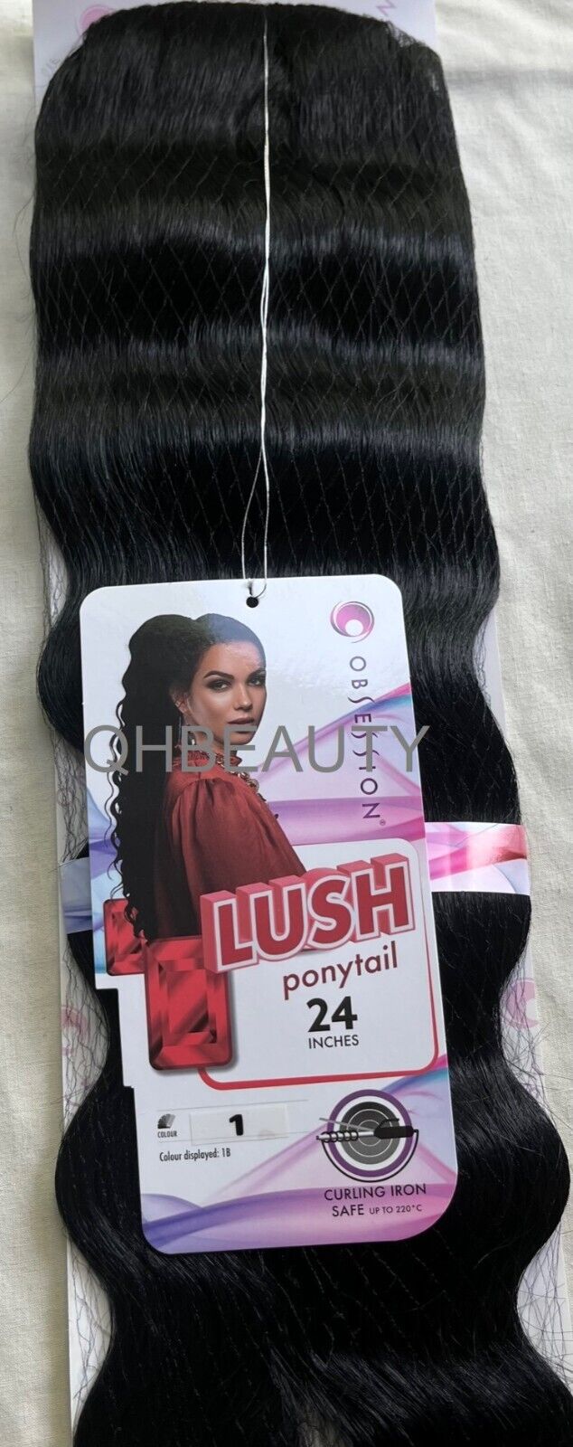 OBSESSION SYNTHETIC DRAWSTRING BODY WAVE CURLY HAIR PONYTAIL - LUSH 24 INCHES