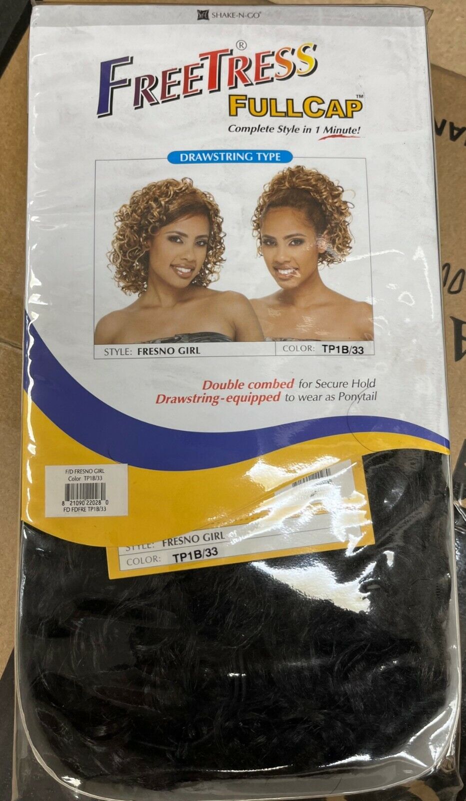 Freetress Equal Synthetic FullCap Short curly Hair Wig - Fresno Girl