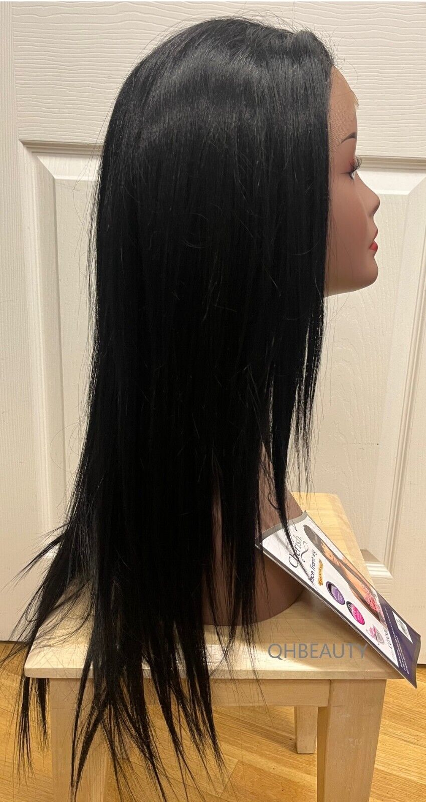 Cherish Synthetic Handmade Straight Invisible Wider Lace Front Hair Wig - CONNIE