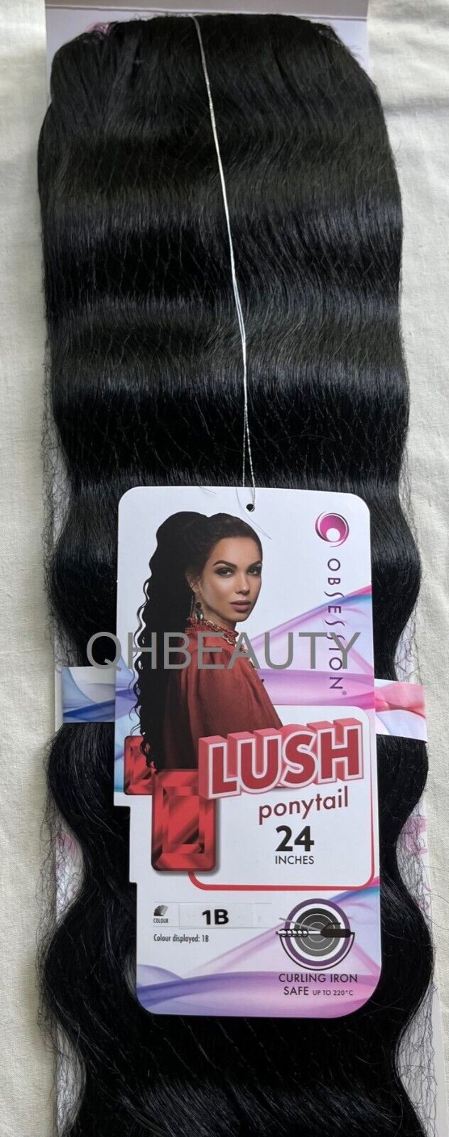 OBSESSION SYNTHETIC DRAWSTRING BODY WAVE CURLY HAIR PONYTAIL - LUSH 24 INCHES
