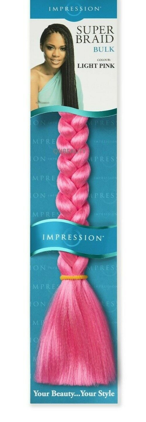 Impression Synthetic 3 X Bundle Pack Crochet Hair Extensions - Super Braid 52 "