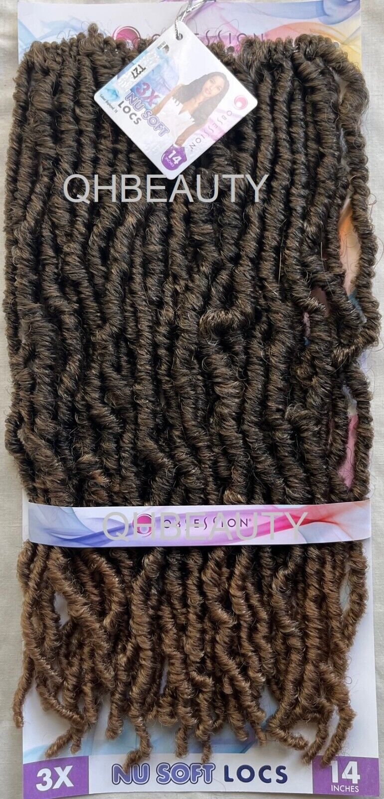Obsession Synthetic Crochet Pre Looped Braid Hair Extension - NU LOCS 14 INCHES