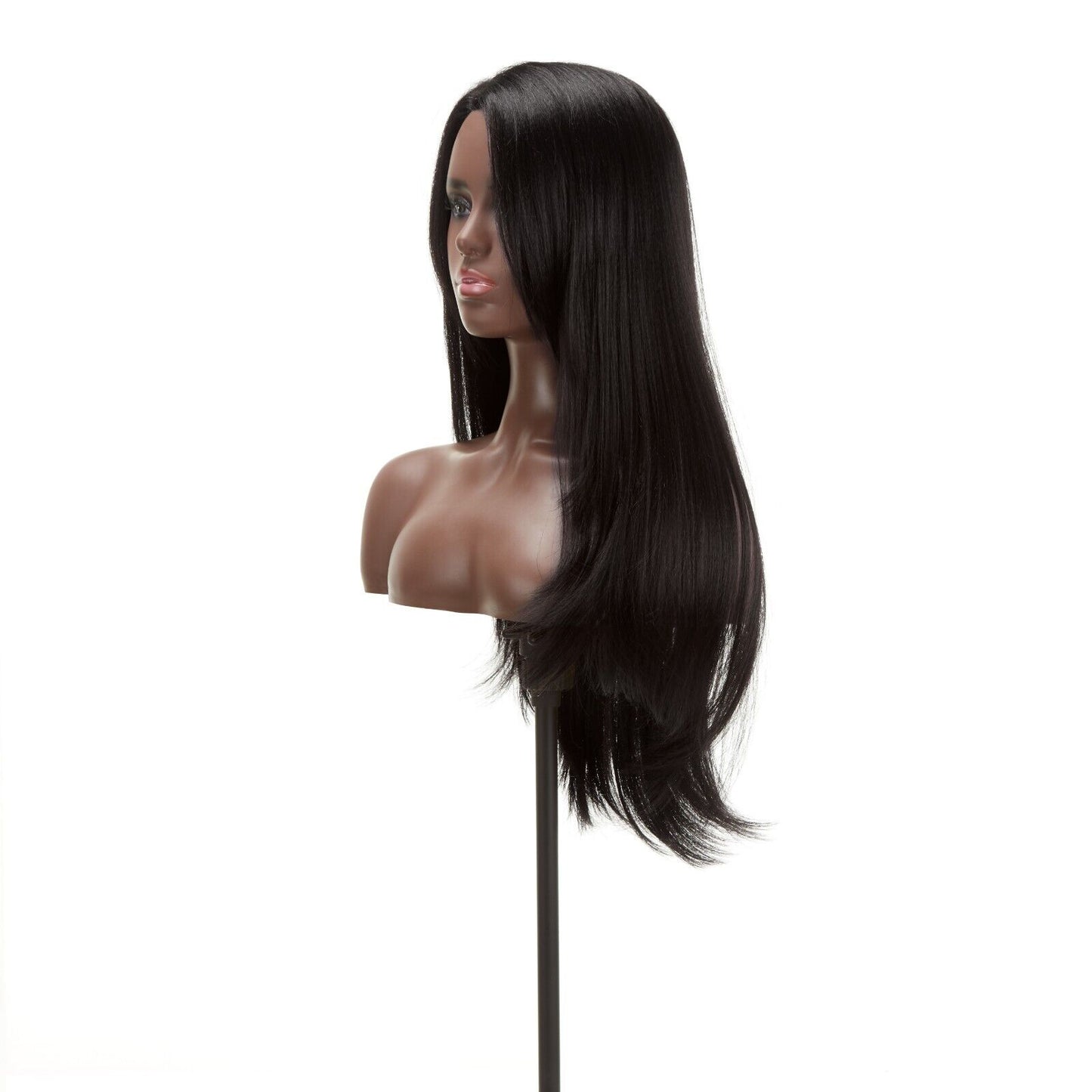 Impression Synthetic Invisible Part Long Straight Lace Front Hair Wig - Destiny