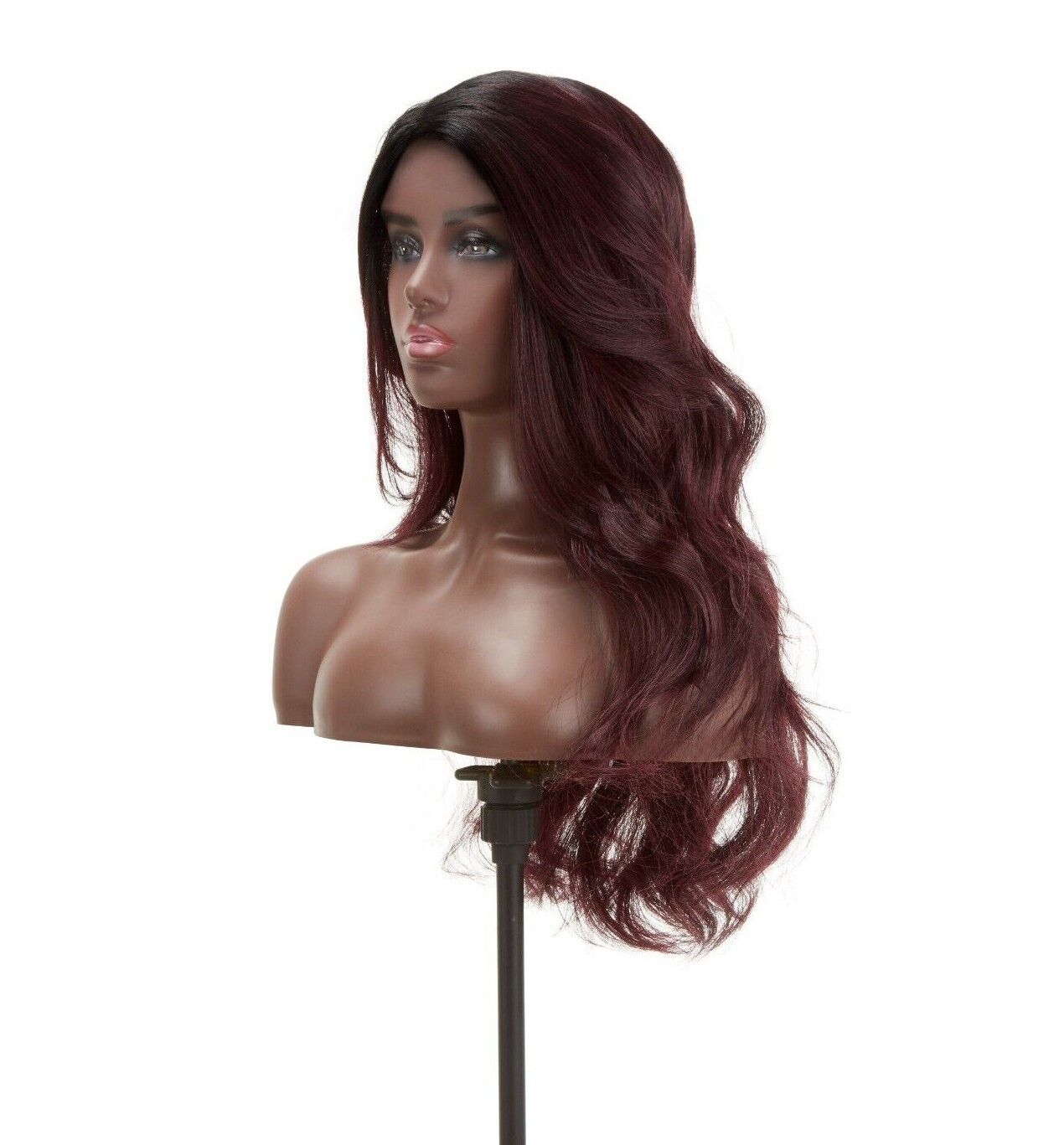 Impression Synthetic Invisible L Part Lace Curly Long Hair Wig - Daisy