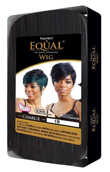 FREETRESS EQUAL SYNTHETIC SOFT TEXTURE SHORT LAYERED HAIR WIG - CHARLIE