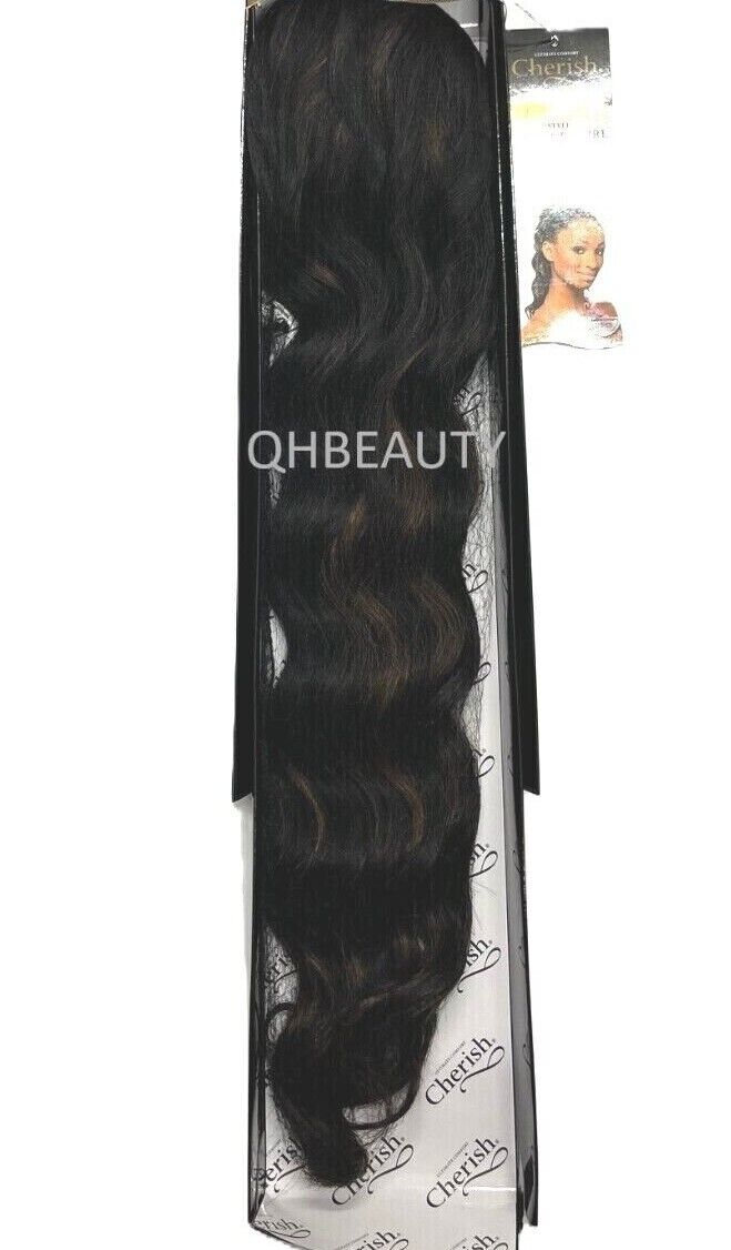 Cherish Synthetic Drawstring Long Curly Hair Extension Ponytail - New York Girl